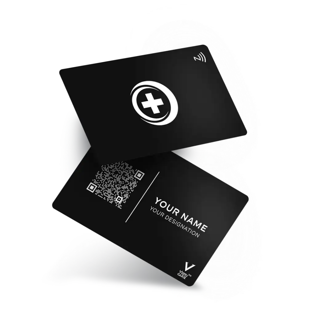 Modern Doctor NFC Business Card Design 5