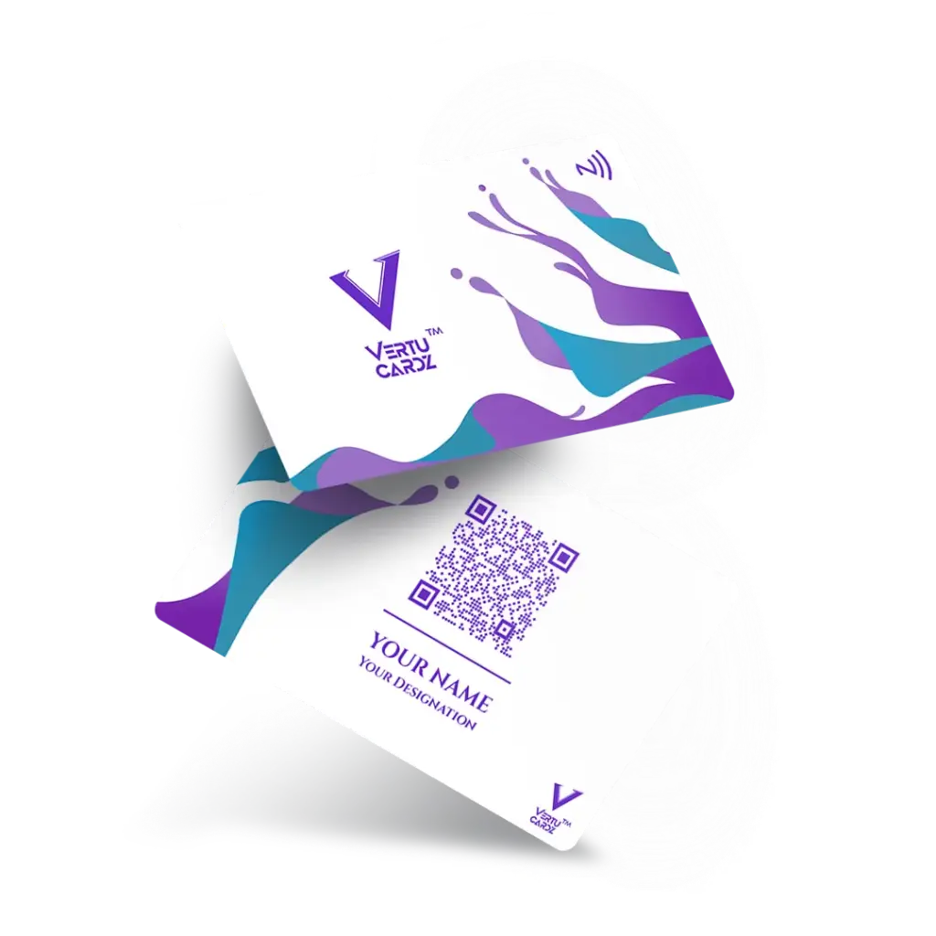 Abstract NFC Business Card Design 3