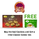 Buy Herbal Cookies - Get Free Classic Green Tea