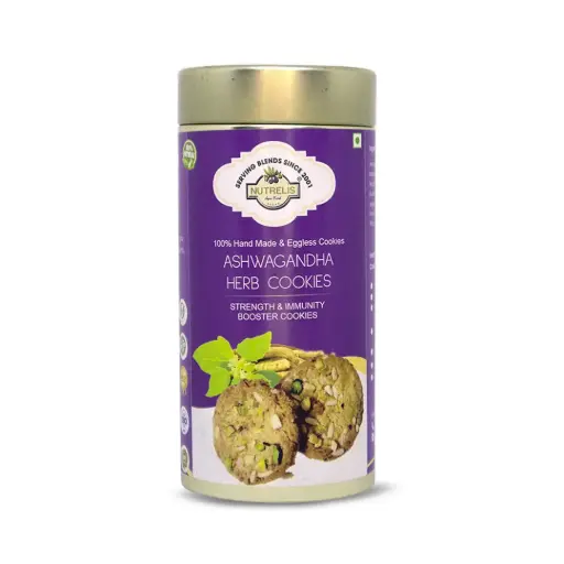 [NAF/10TC/23] Nutrelis Ashwagandha Herb Cookies 150 grams