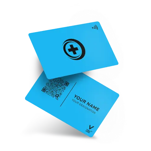 Modern Doctor NFC Business Card Design 2
